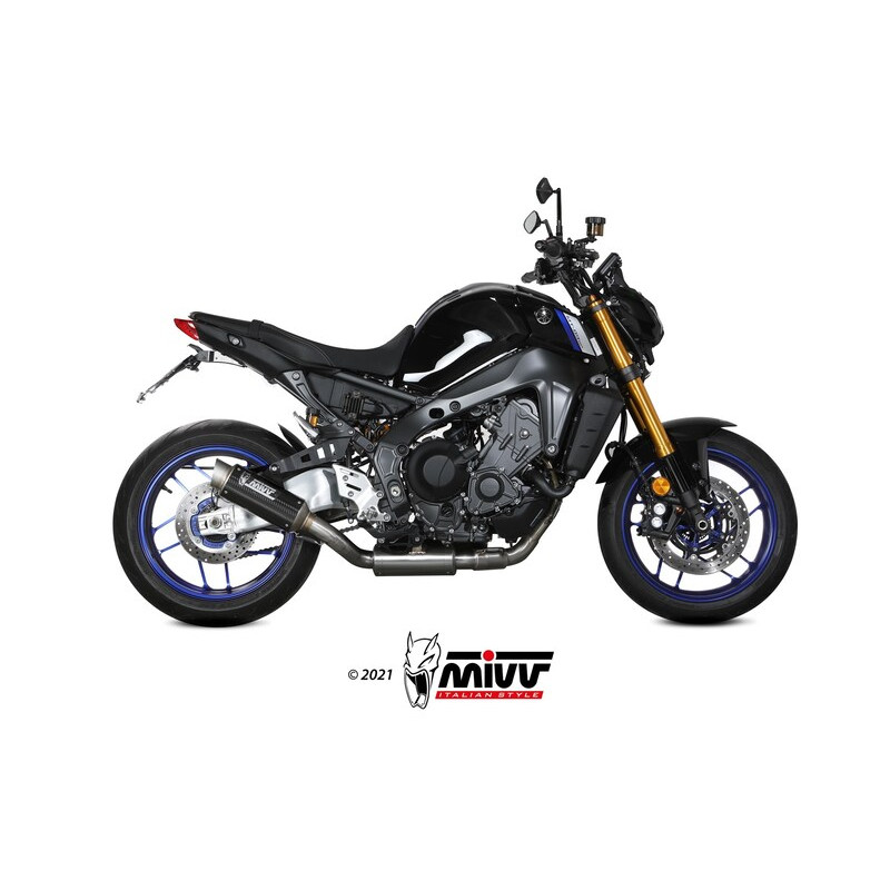 Ligne complète MIVV GP Pro carbone inox Yamaha MT 09 SP FZ 09