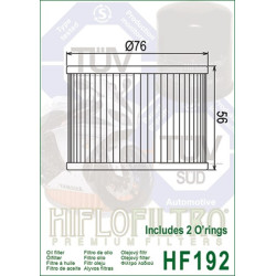 HIFLOFILTRO Oil Filter - HF192 Triumph