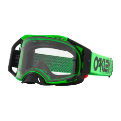 OAKLEY Airbrake MX Goggle - Moto Green B1B Clear Lens