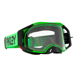 OAKLEY Airbrake MX Goggle - Moto Green B1B Clear Lens