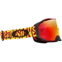 Masque OAKLEY Airbrake MX - TLD Trippy Red écran Prizm MX Torch