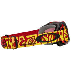 Masque OAKLEY Airbrake MX - TLD Trippy Red écran Prizm MX Torch