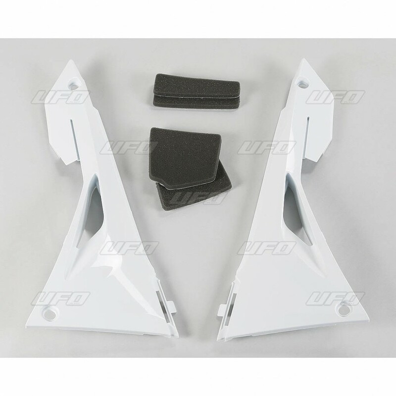 UFO Air Box Covers White Honda CRF250R/450R/RX