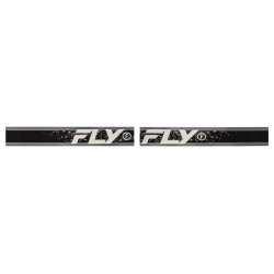 FLY RACING Zone Goggle Black/Grey - Red Mirror/Smoke Lens