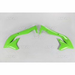 UFO Radiator Covers Green Kawasaki KX450F