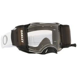 OAKLEY Airbrake MX Goggle - Tuff Blocks White Race-Ready Roll-Off Clear Lens