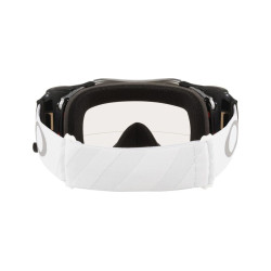 OAKLEY Airbrake MX Goggle - Tuff Blocks White Race-Ready Roll-Off Clear Lens