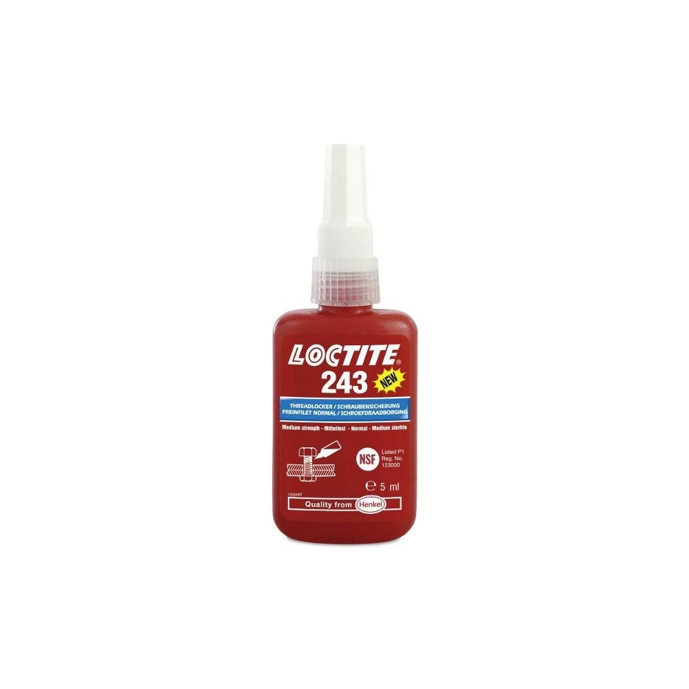 Frein filet moyen LOCTITE 243 - flacon 5ml