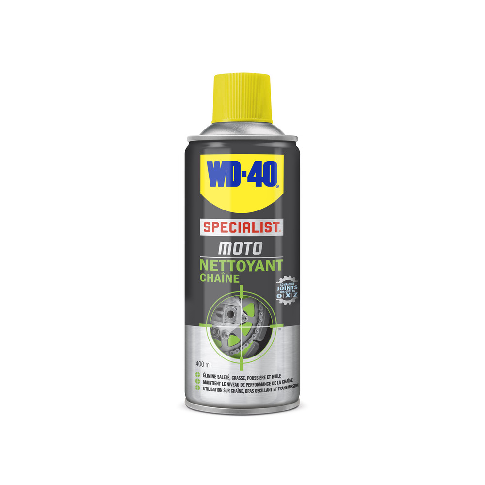 Nettoyant chaîne WD-40 Specialist® Moto - Spray 400 ml